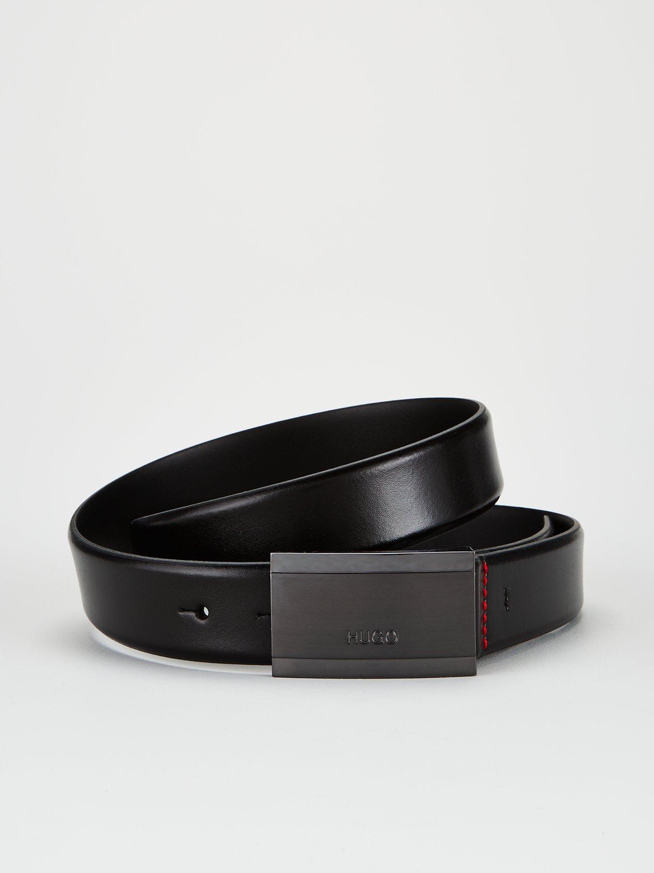 hugo-gexter-plaque-leather-belt-black