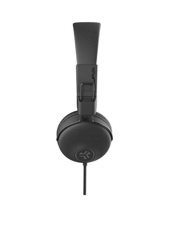 stillFront image of jlab-studio-wired-on-ear-headphones-black