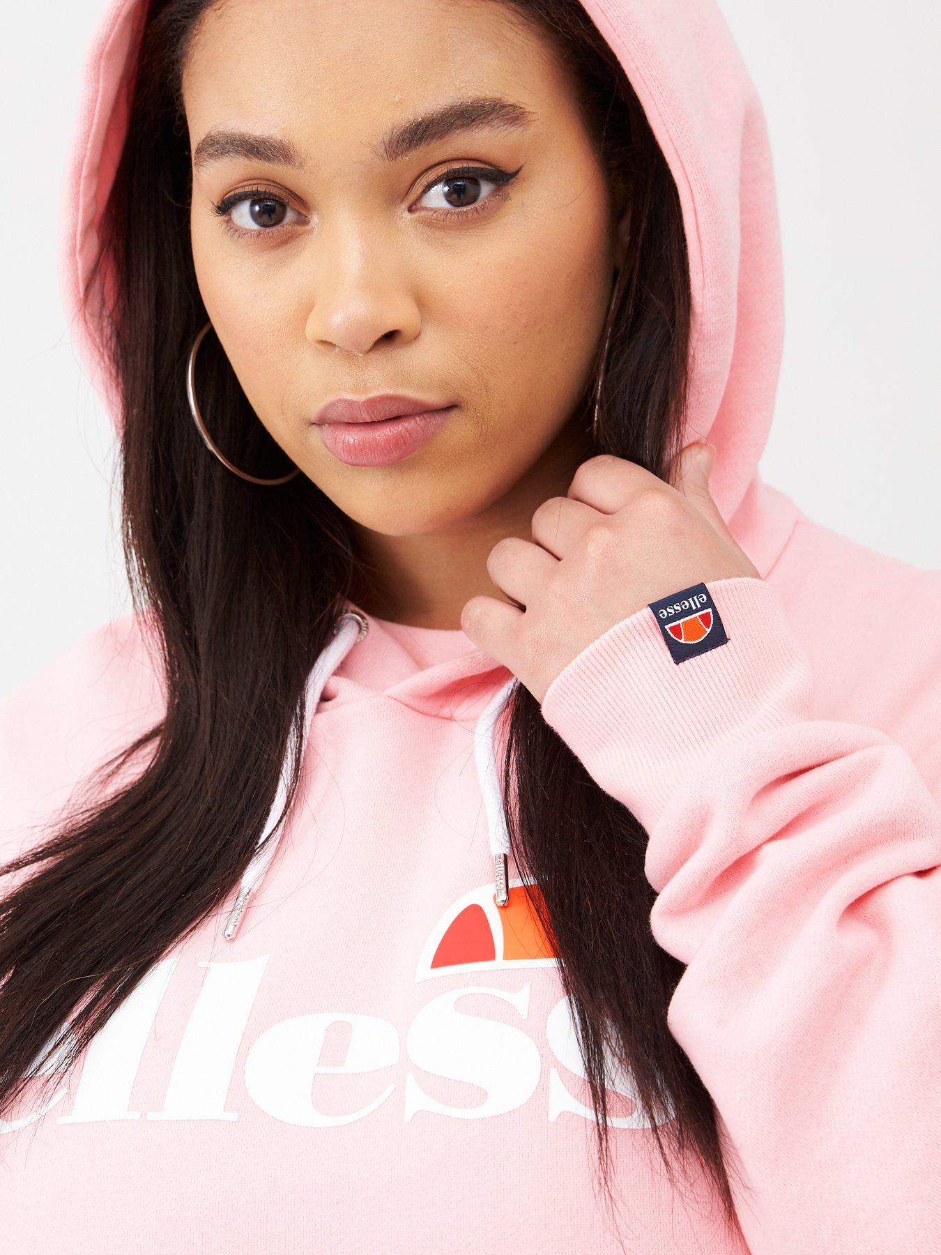 Pink ellesse hoodie womens online