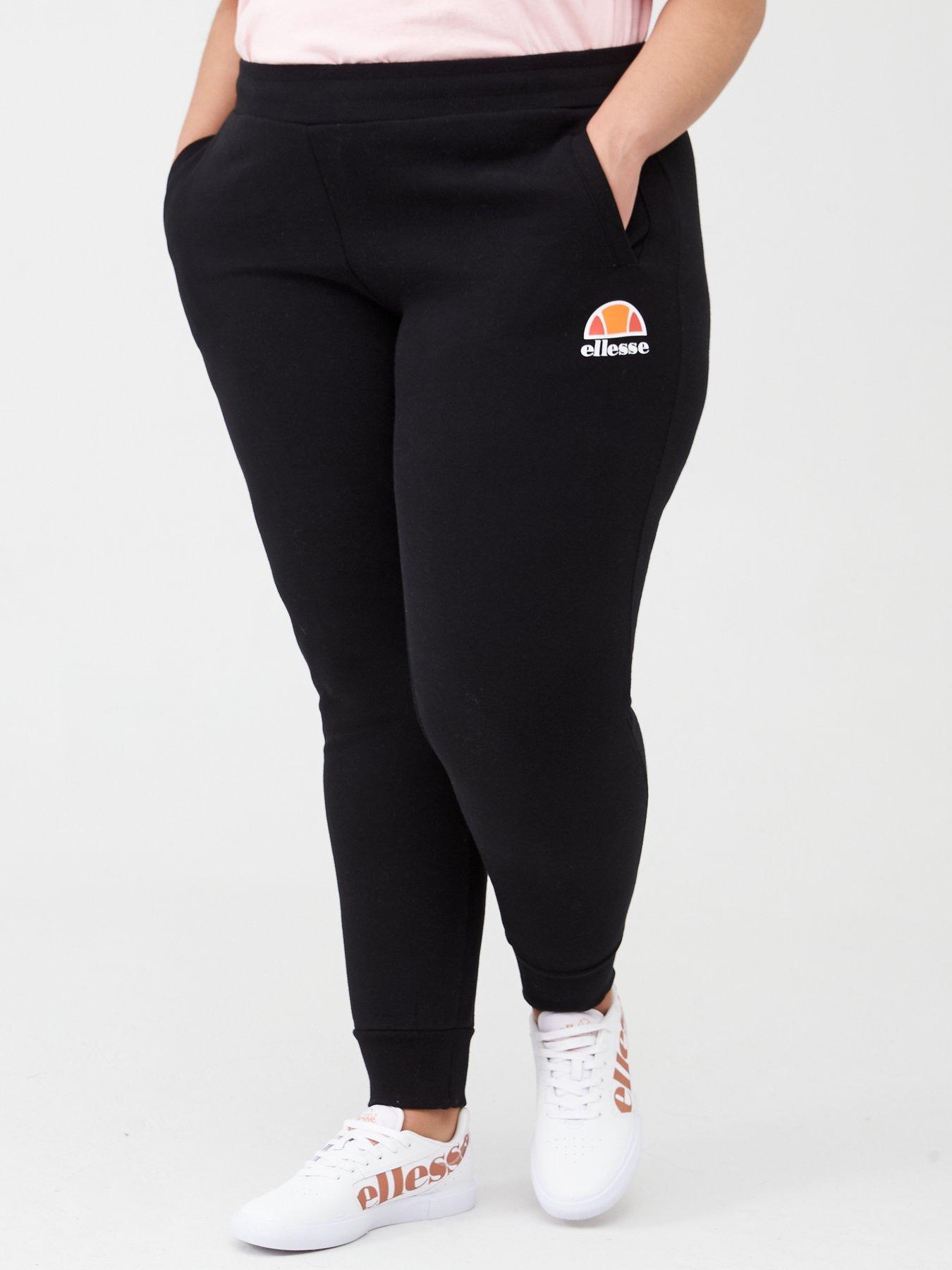 ellesse black joggers womens