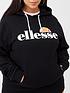  image of ellesse-heritage-torices-overhead-hoodie-plus-black