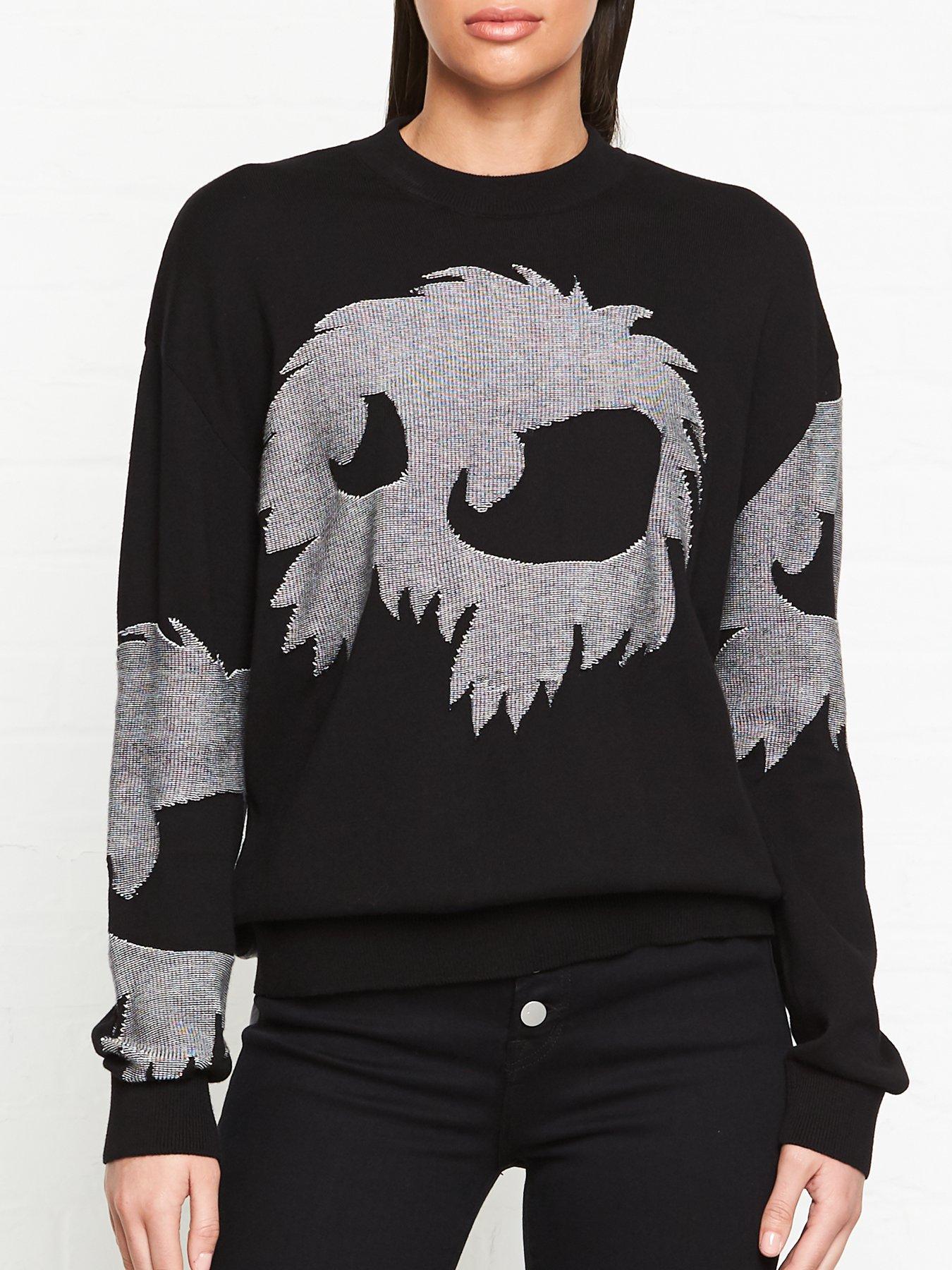 black alexander mcqueen jumper