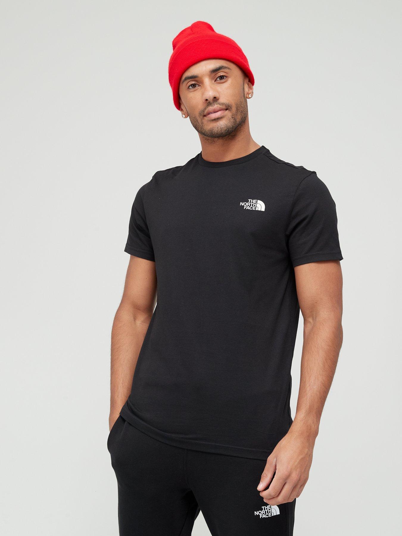 Men Short Sleeve Simple Dome T-Shirt - Black