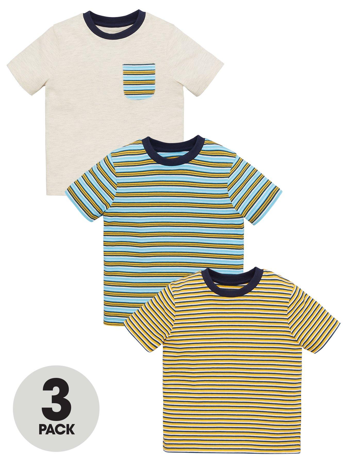 V By Very Boys 3 Pack Striped Tees review