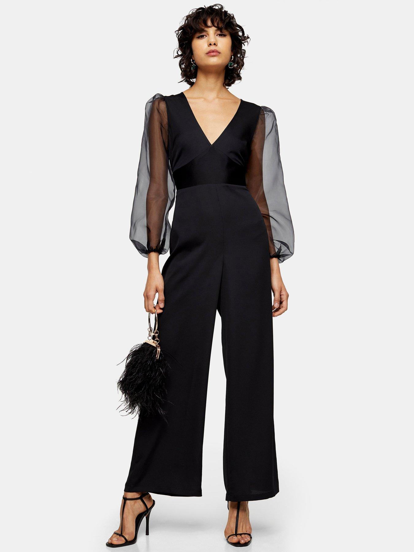 black jumpsuit topshop
