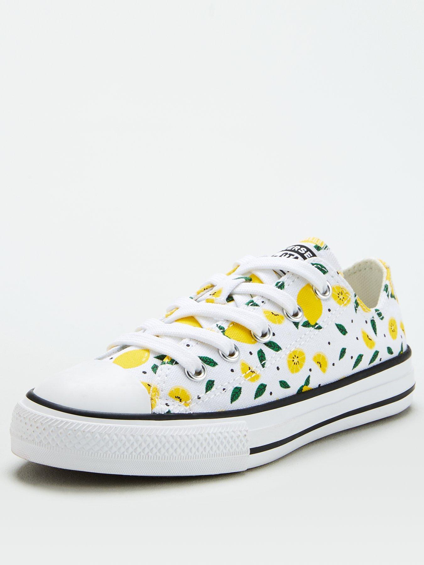 childrens converse yellow