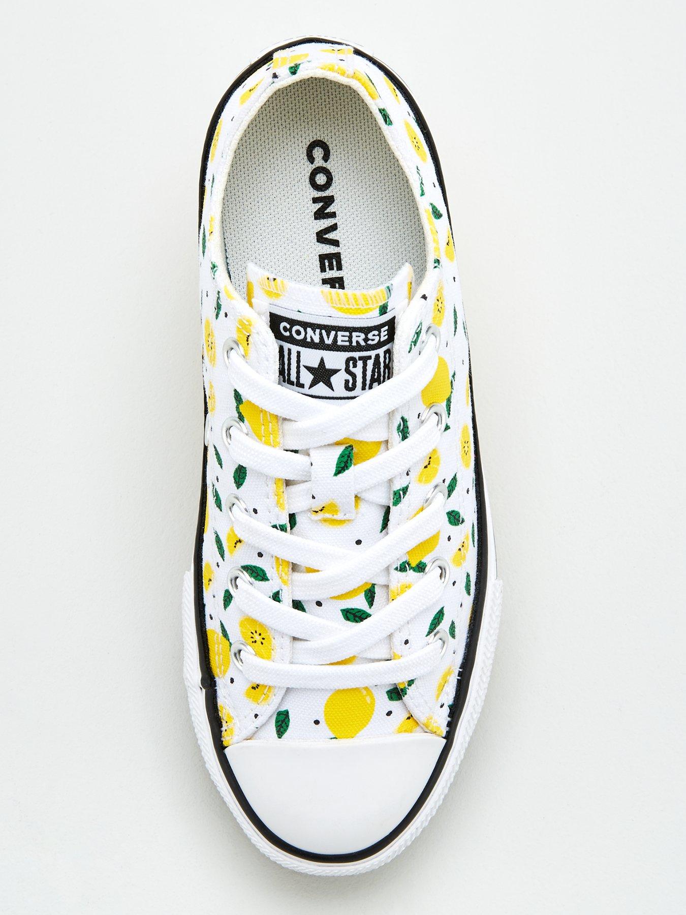 childrens yellow converse boots