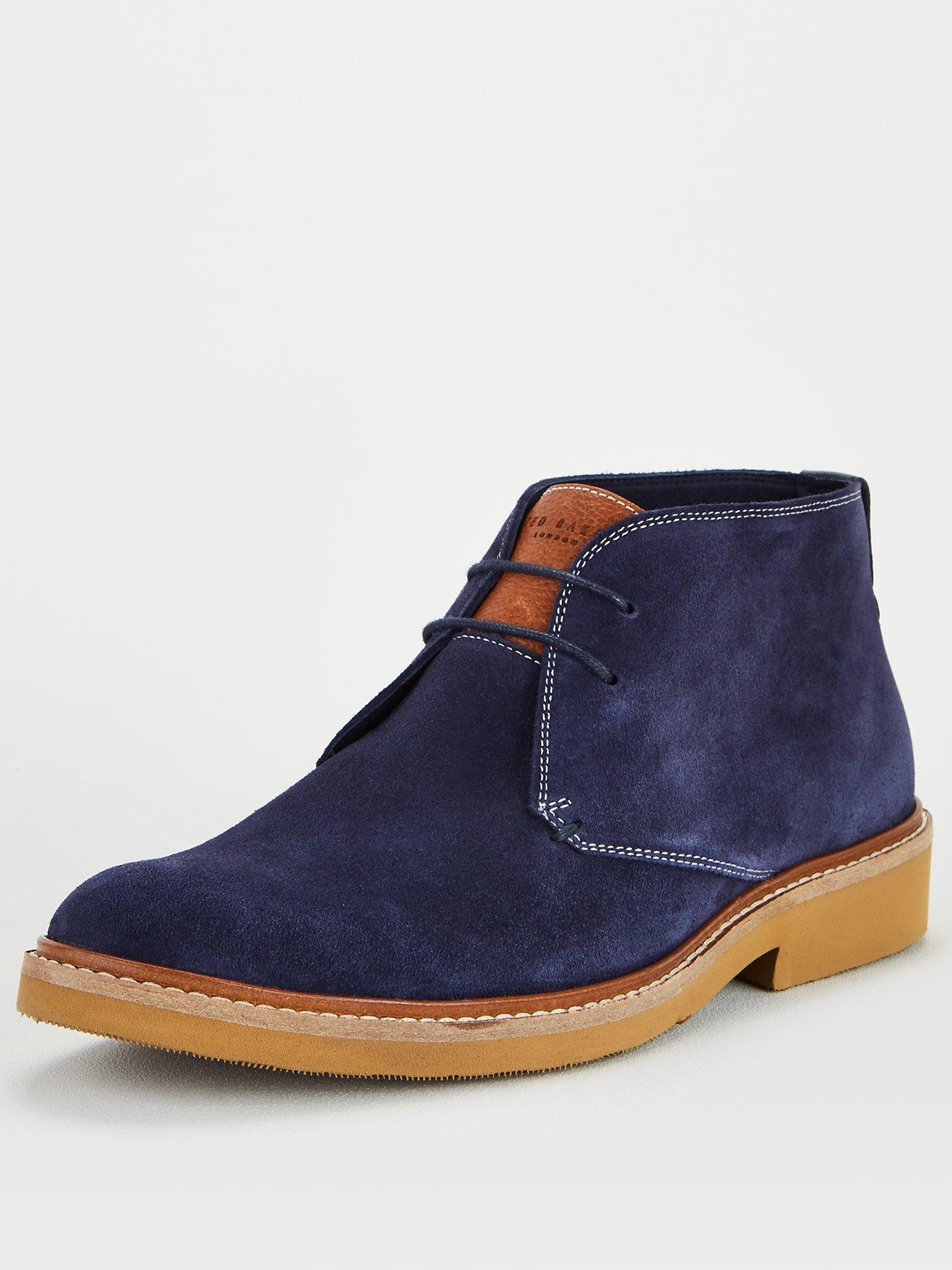 navy chukka boots