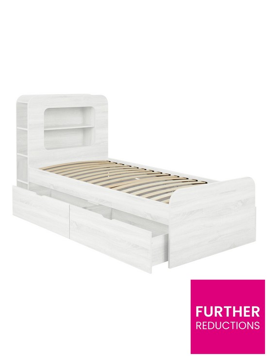 back image of aspen-kids-storage-bed-frame-white