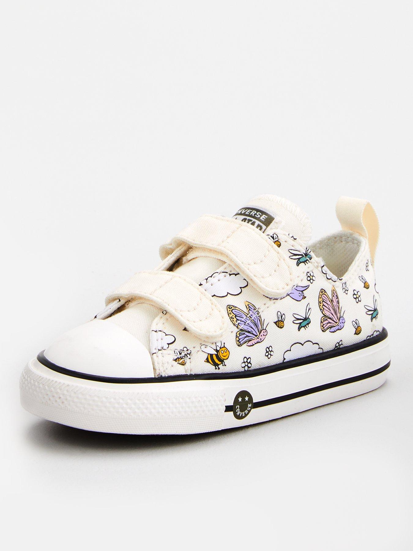 all white toddler converse