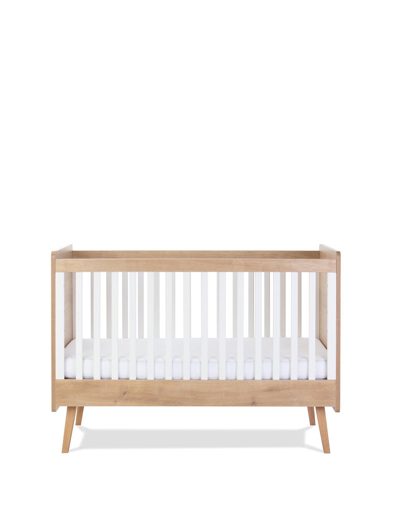 cream cot bed
