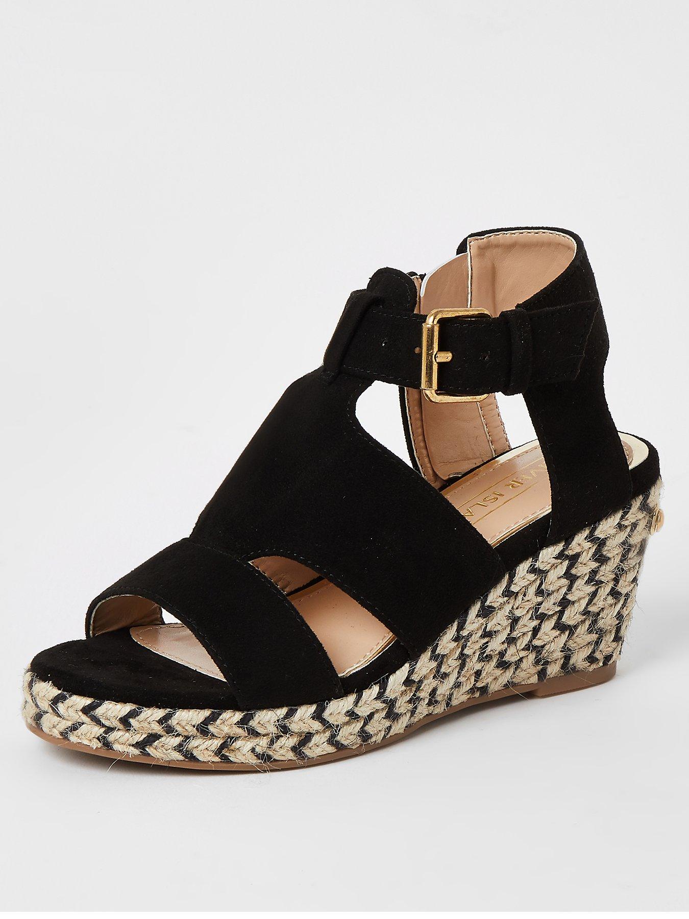 river island ladies wedge sandals