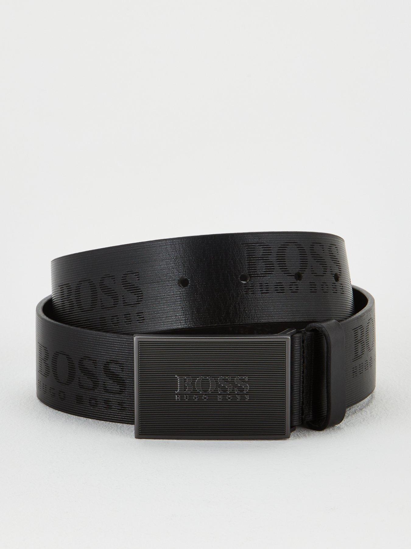 Boss Icon Plaque Leather Belt review