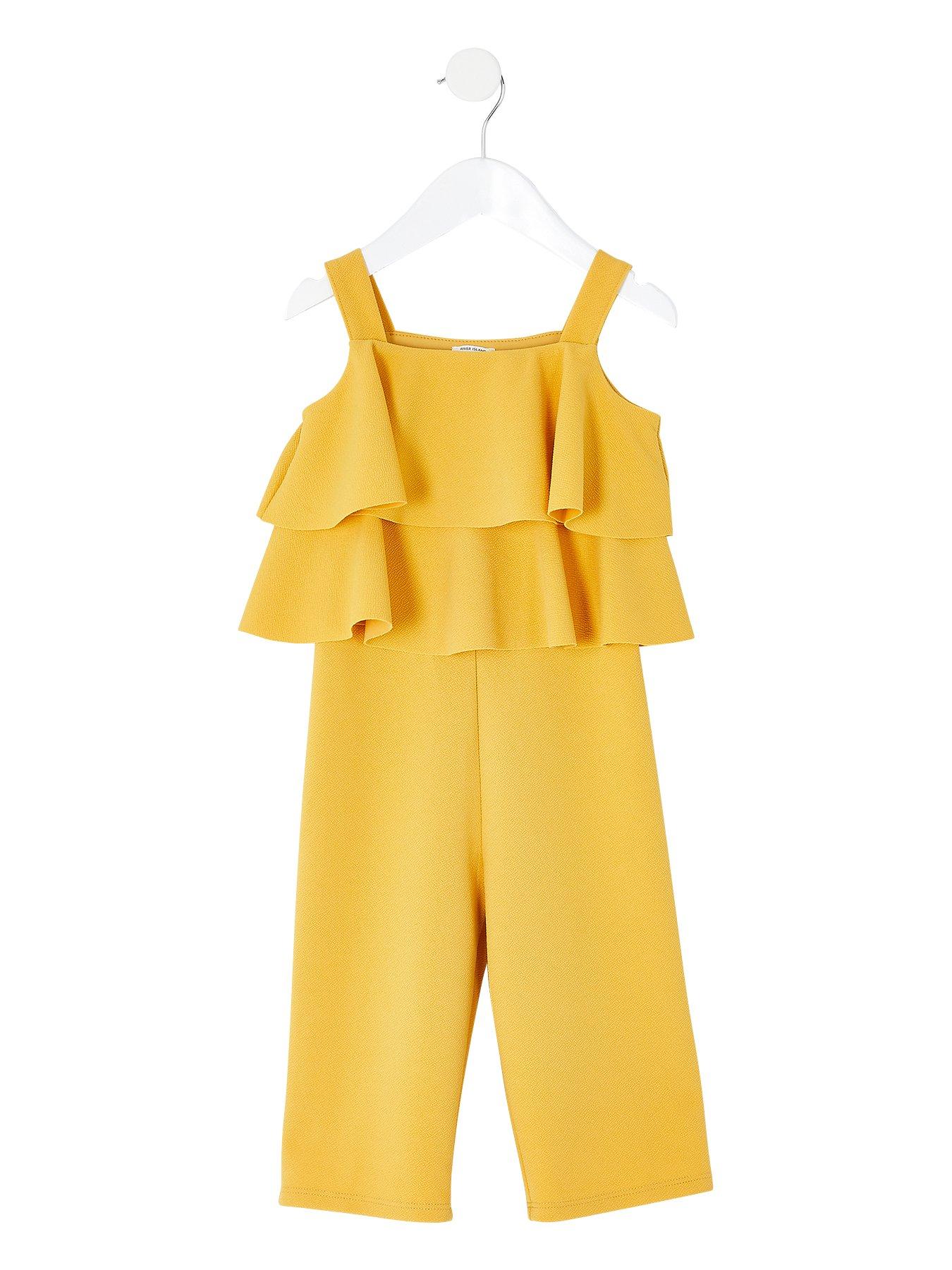 river island yellow jumpsuit