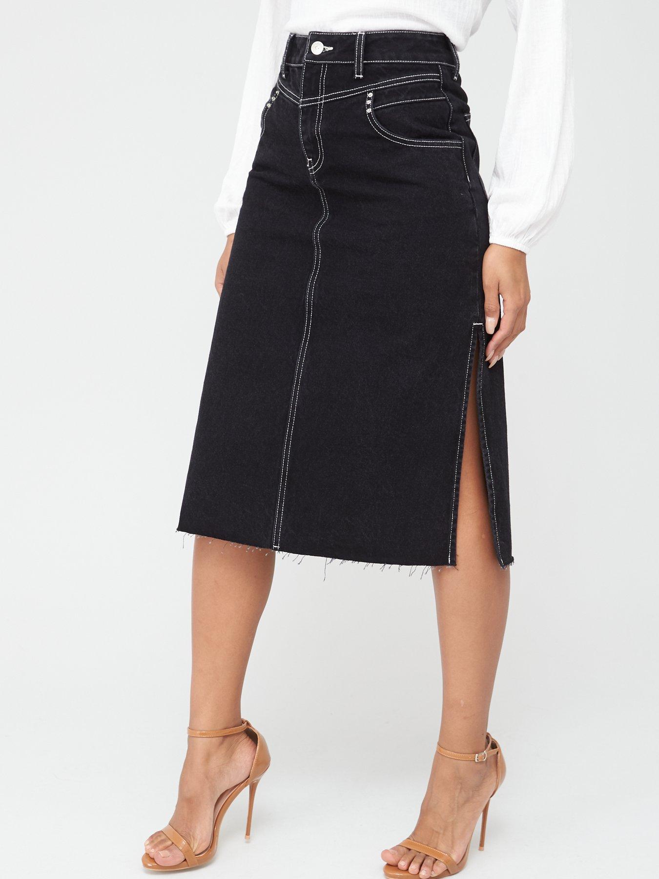 calf length skirt uk