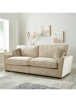 Product photograph of Very Home Kingston 4 Seater Fabric Sofa from very.co.uk