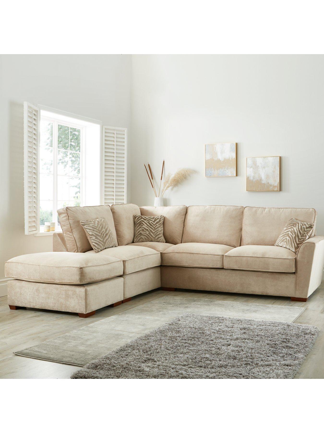 undefined Kingston L/H Corner Chaise with Footstool