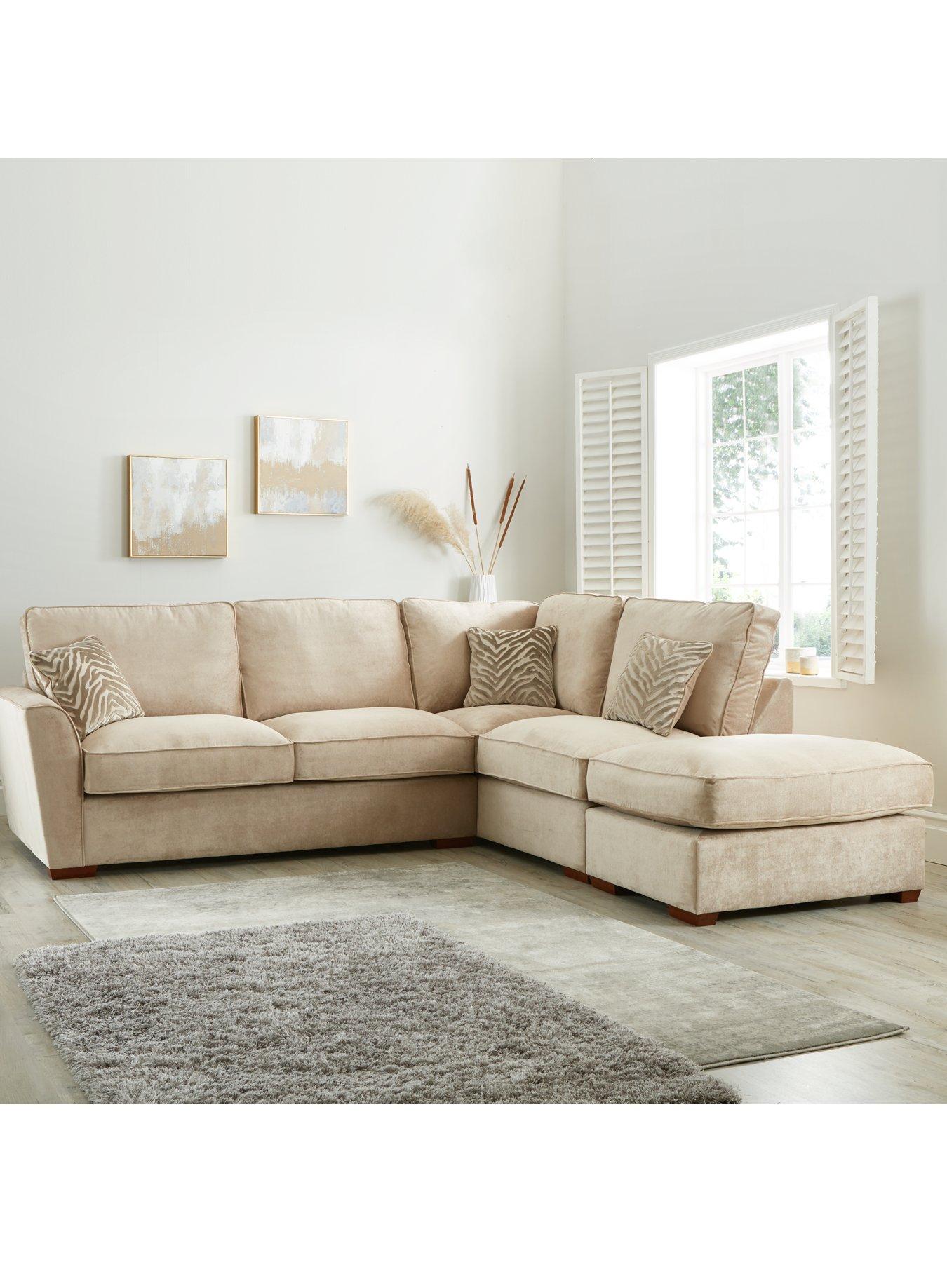 undefined Kingston R/H Corner Chaise with Footstool