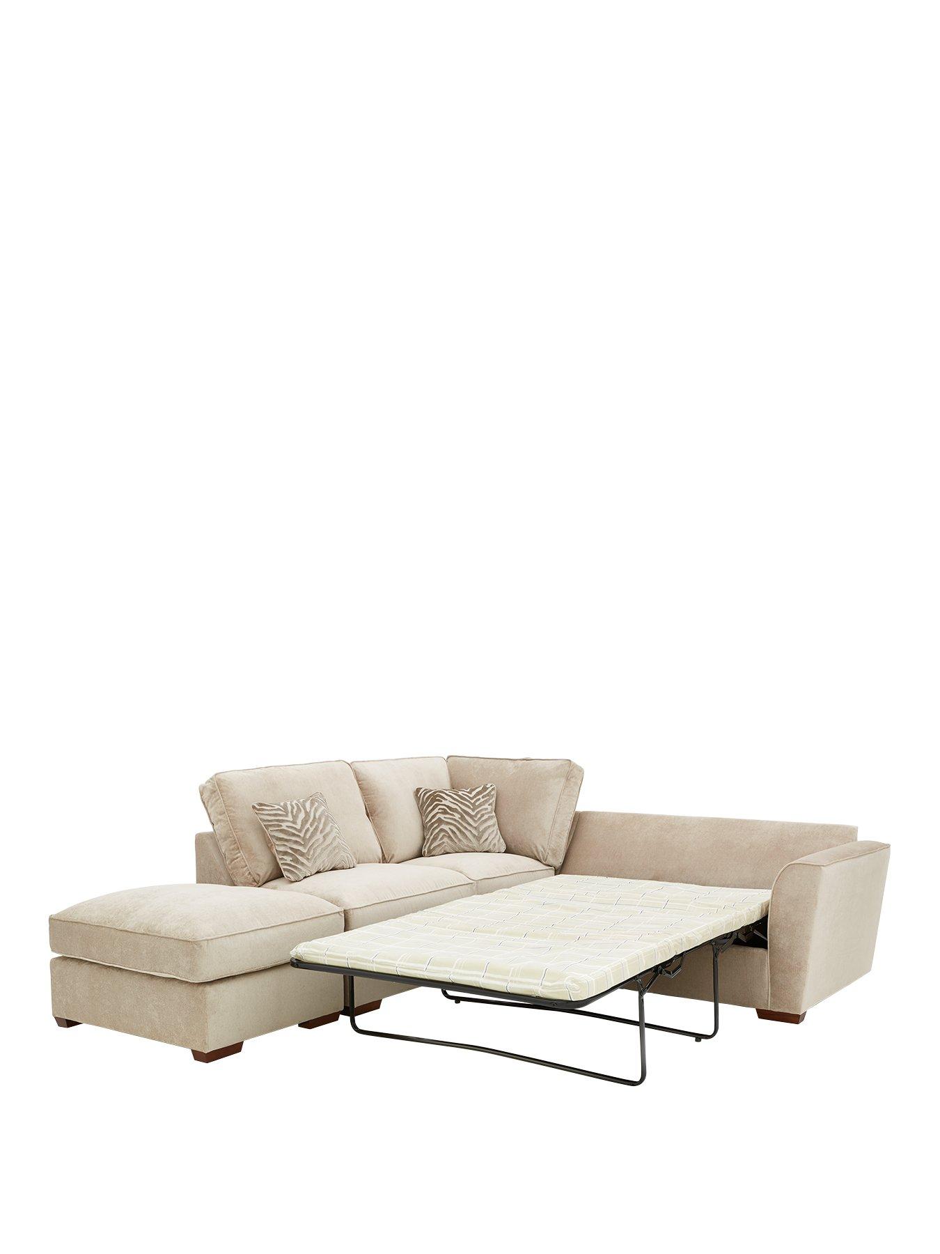 Image 3 of 5 of The Very Collection Kingston L/H Corner Chaise Sofa Bed with Footstool&nbsp;- Made to Order in the UK - FSC&reg; Certified