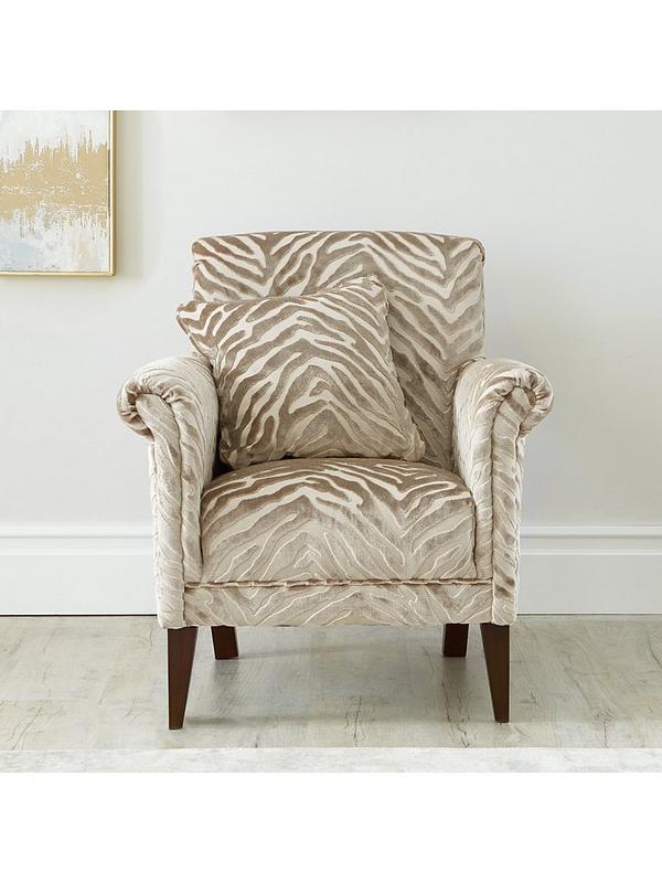 Kingston Accent Chair Very Co Uk, Animal Print Accent Chair Uk