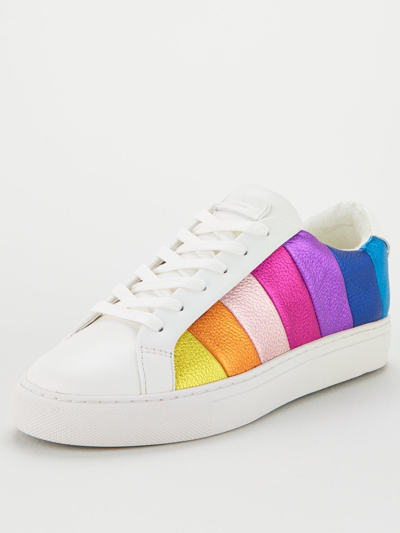 kurt geiger lane stripe trainers
