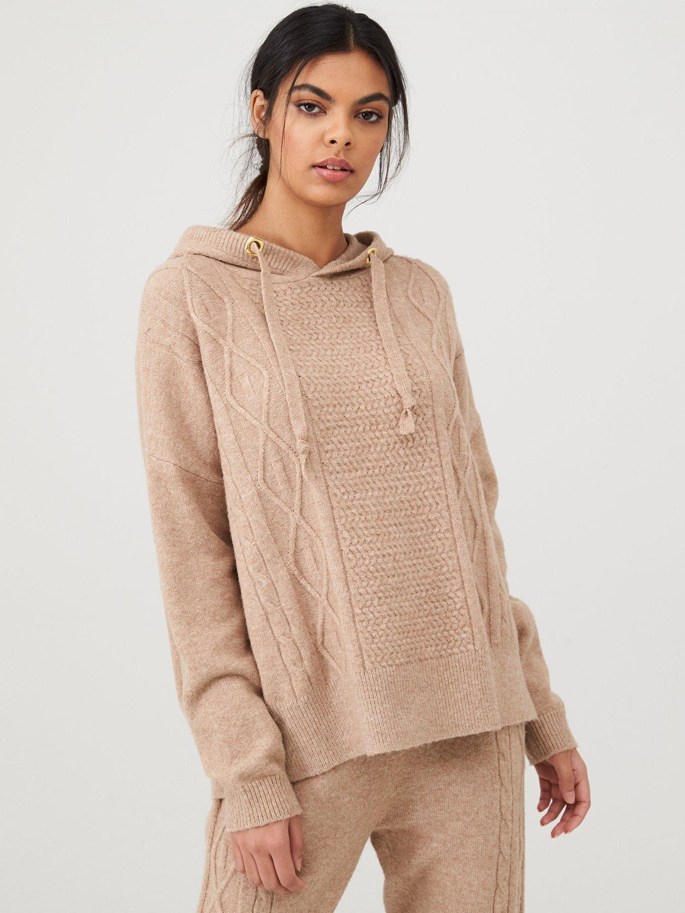 river island teddy hoodie