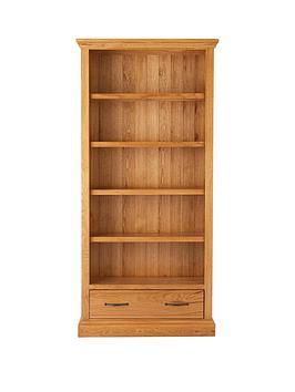 kingston-100-solid-wood-ready-assembled-1-drawernbspbookcase