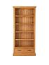 kingston-100-solid-wood-ready-assembled-1-drawernbspbookcasefront