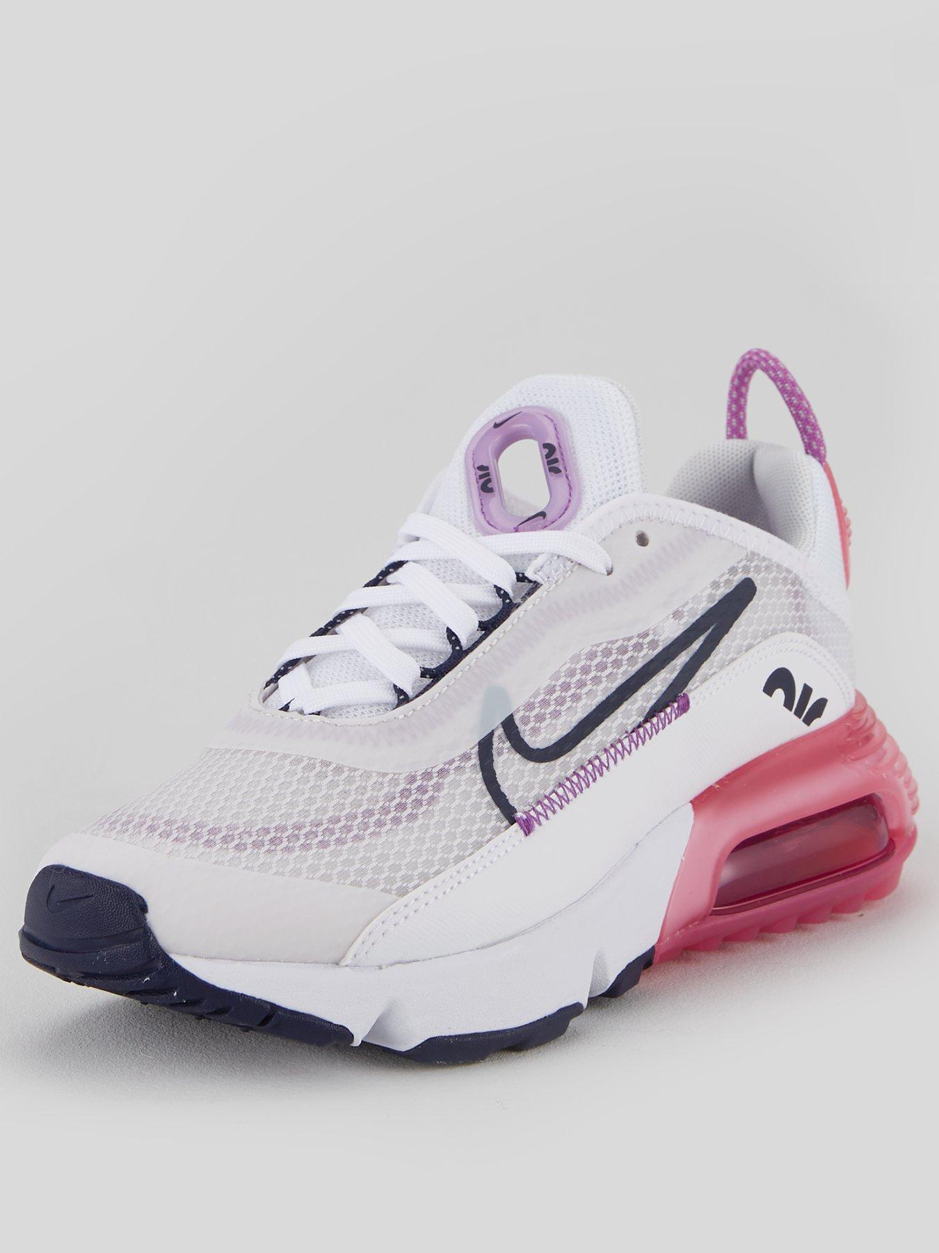 grey and blue nike trainers