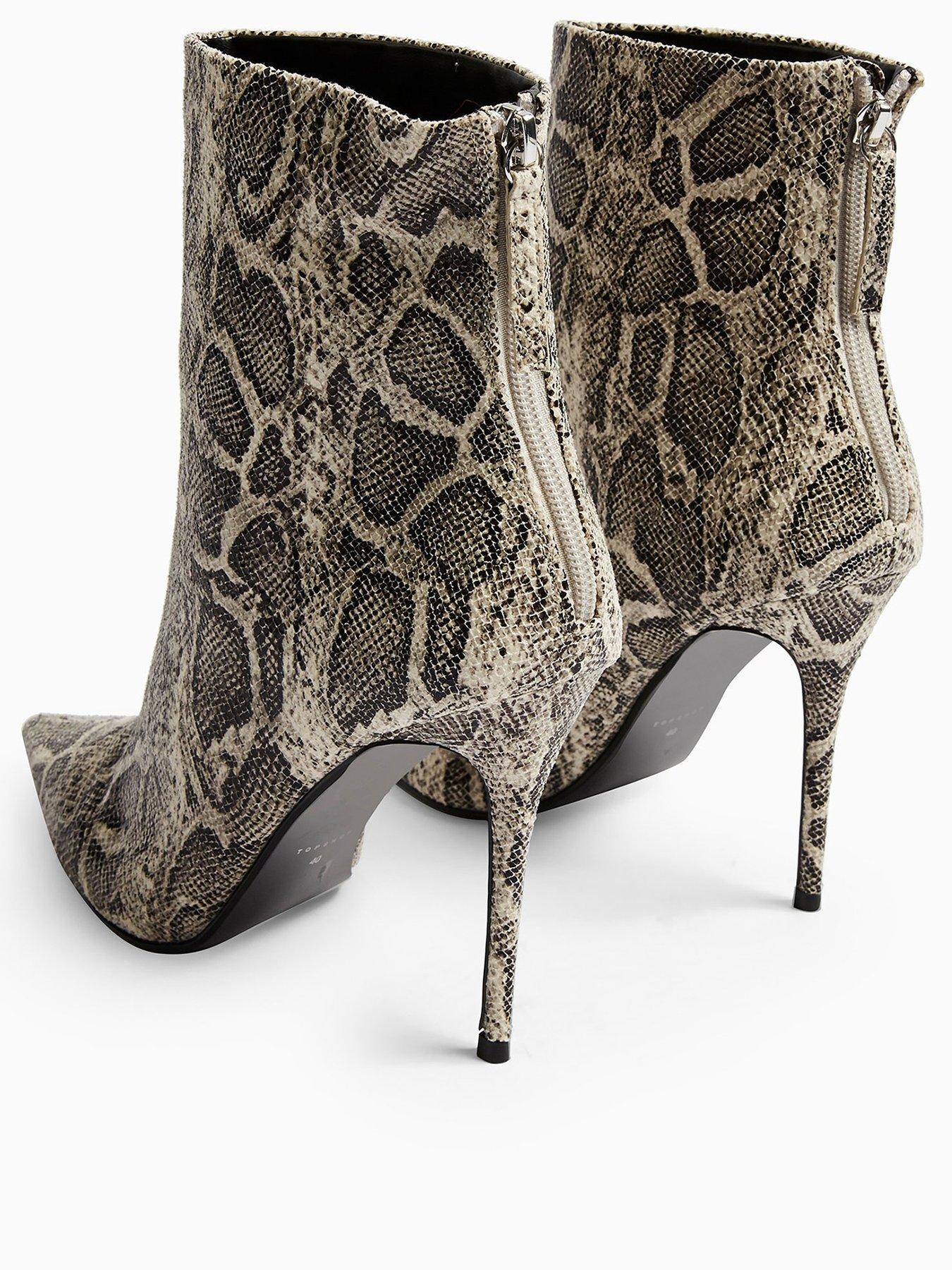 topshop snakeskin boots