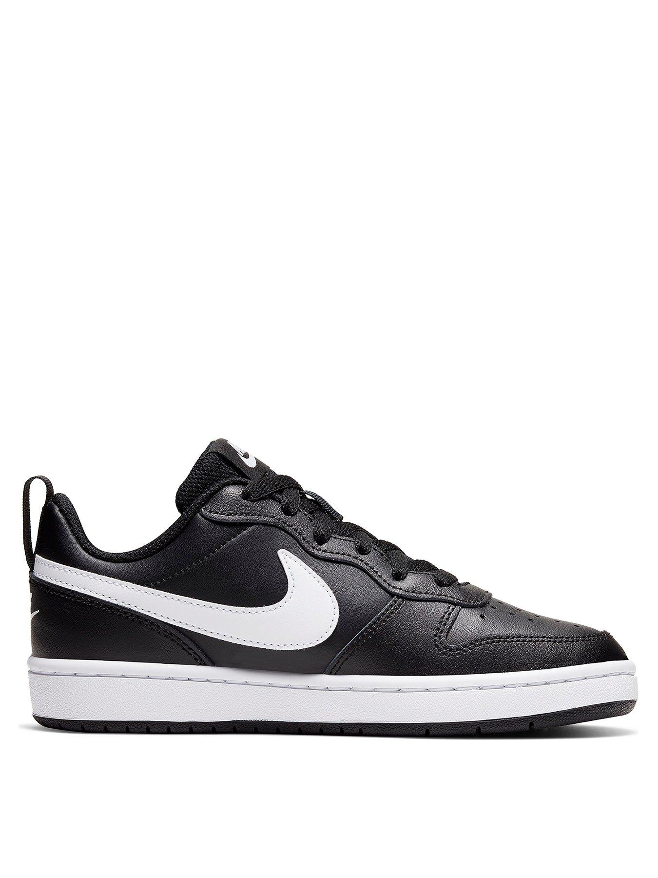 nike court borough black white