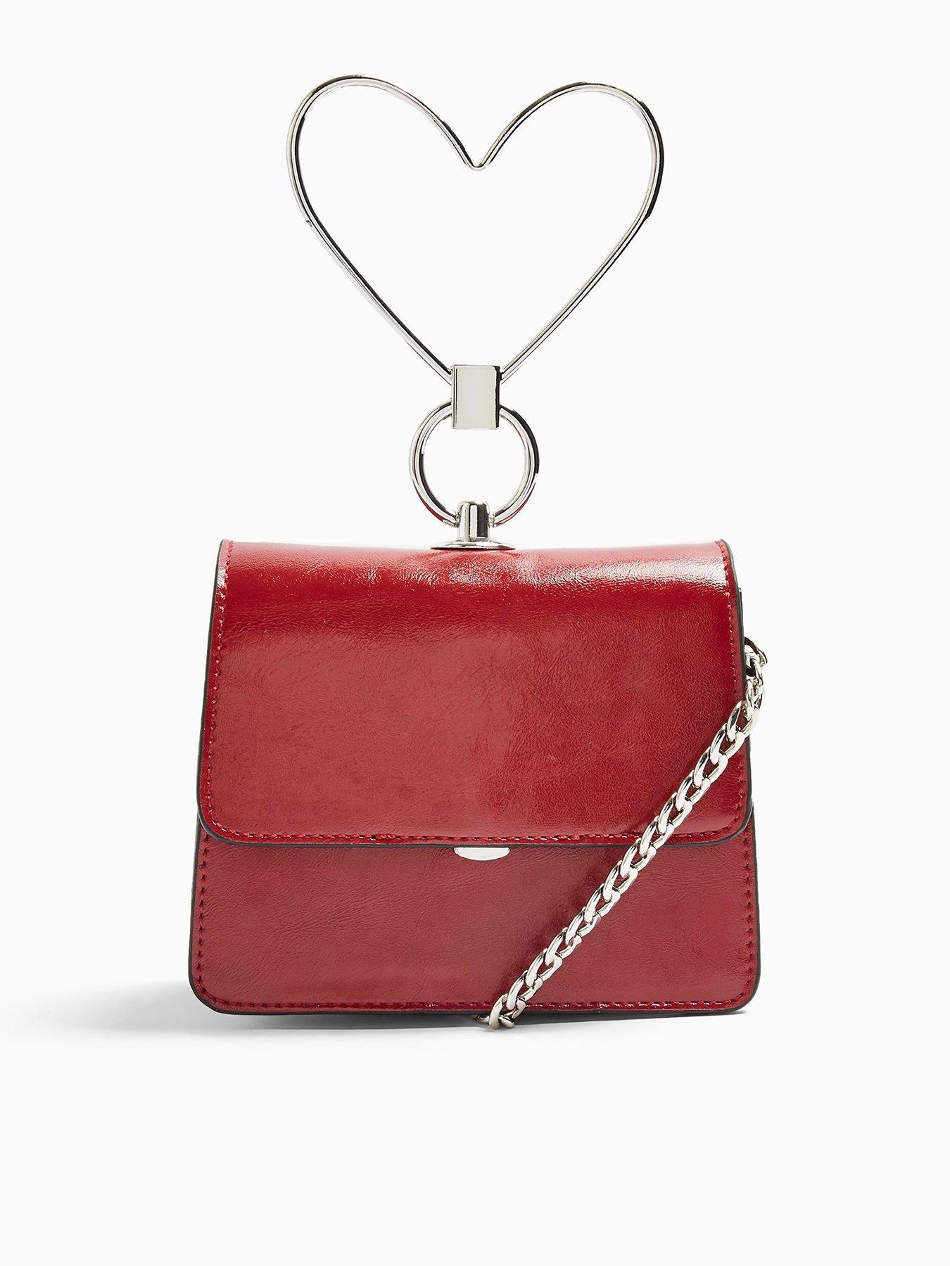 topshop red purse