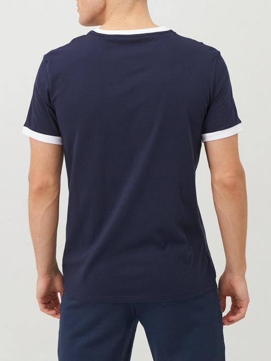 stillFront image of tommy-hilfiger-logo-lounge-t-shirt-navy