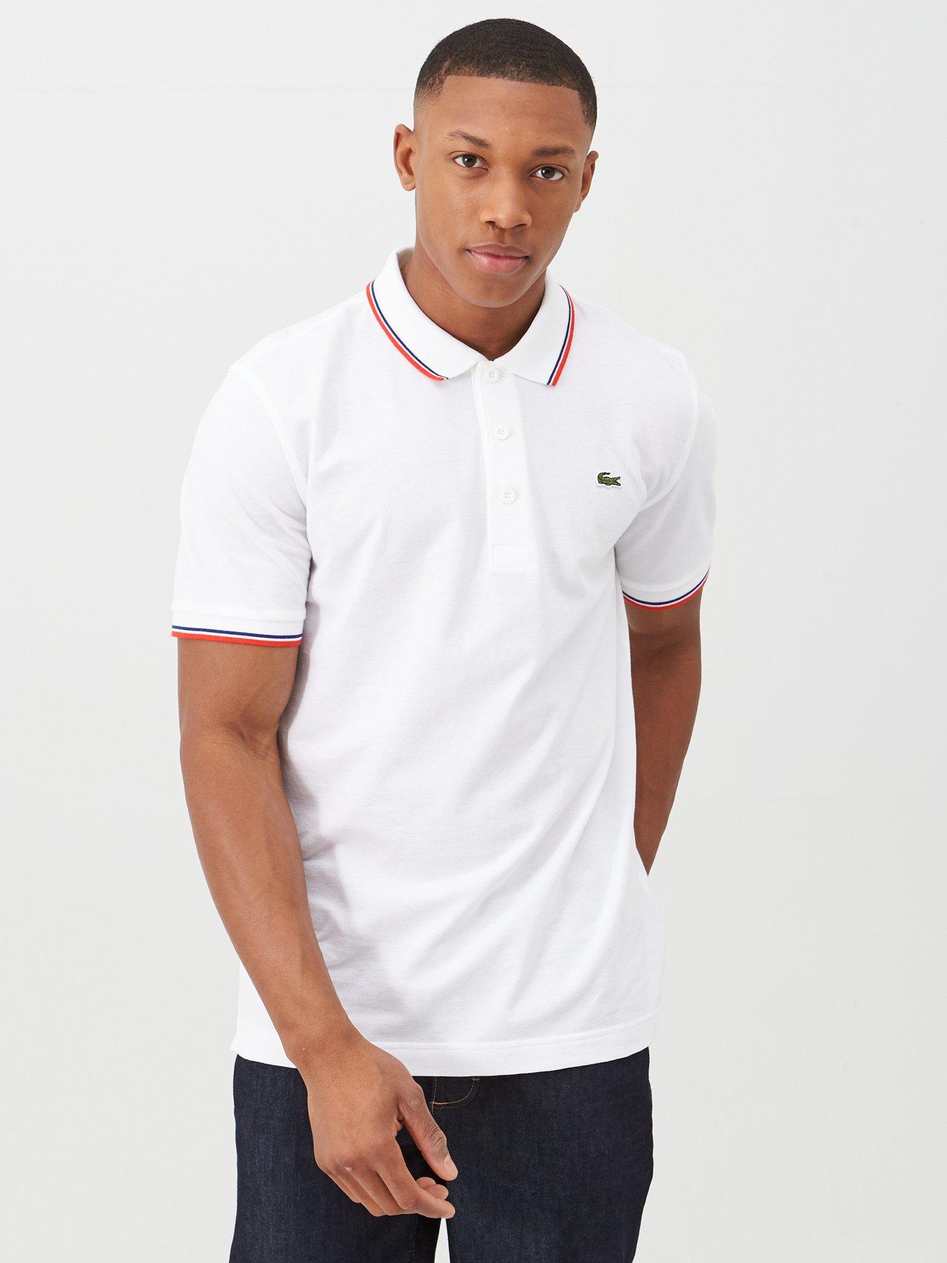 lacoste sport white polo