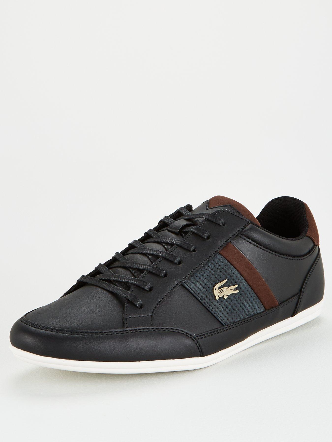 lacoste leather trainers