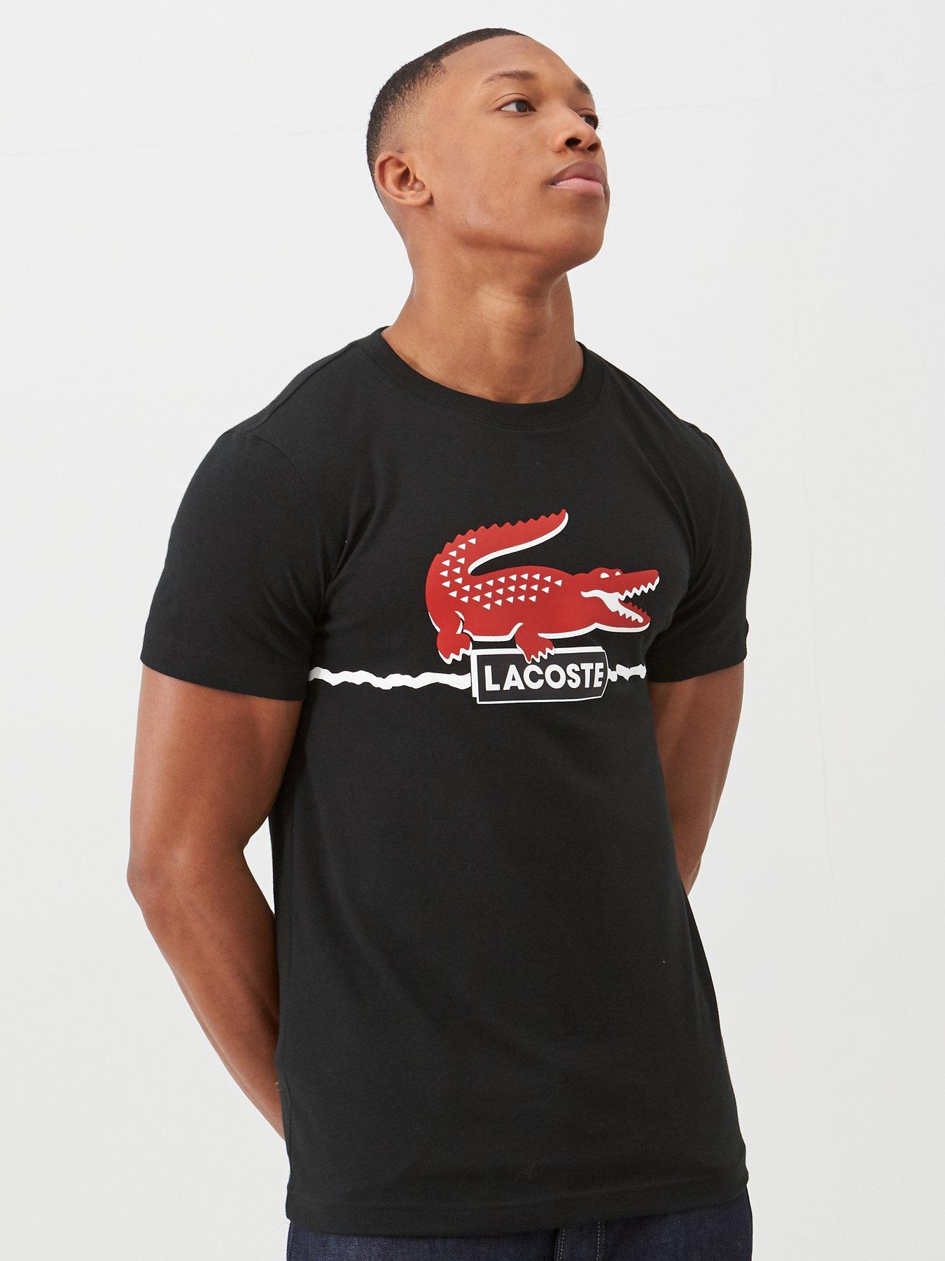 Lacoste Sports Contrast Crocodile Logo Print T-Shirt review