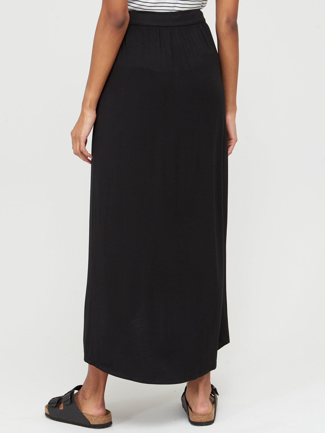 black maxi skirt tall