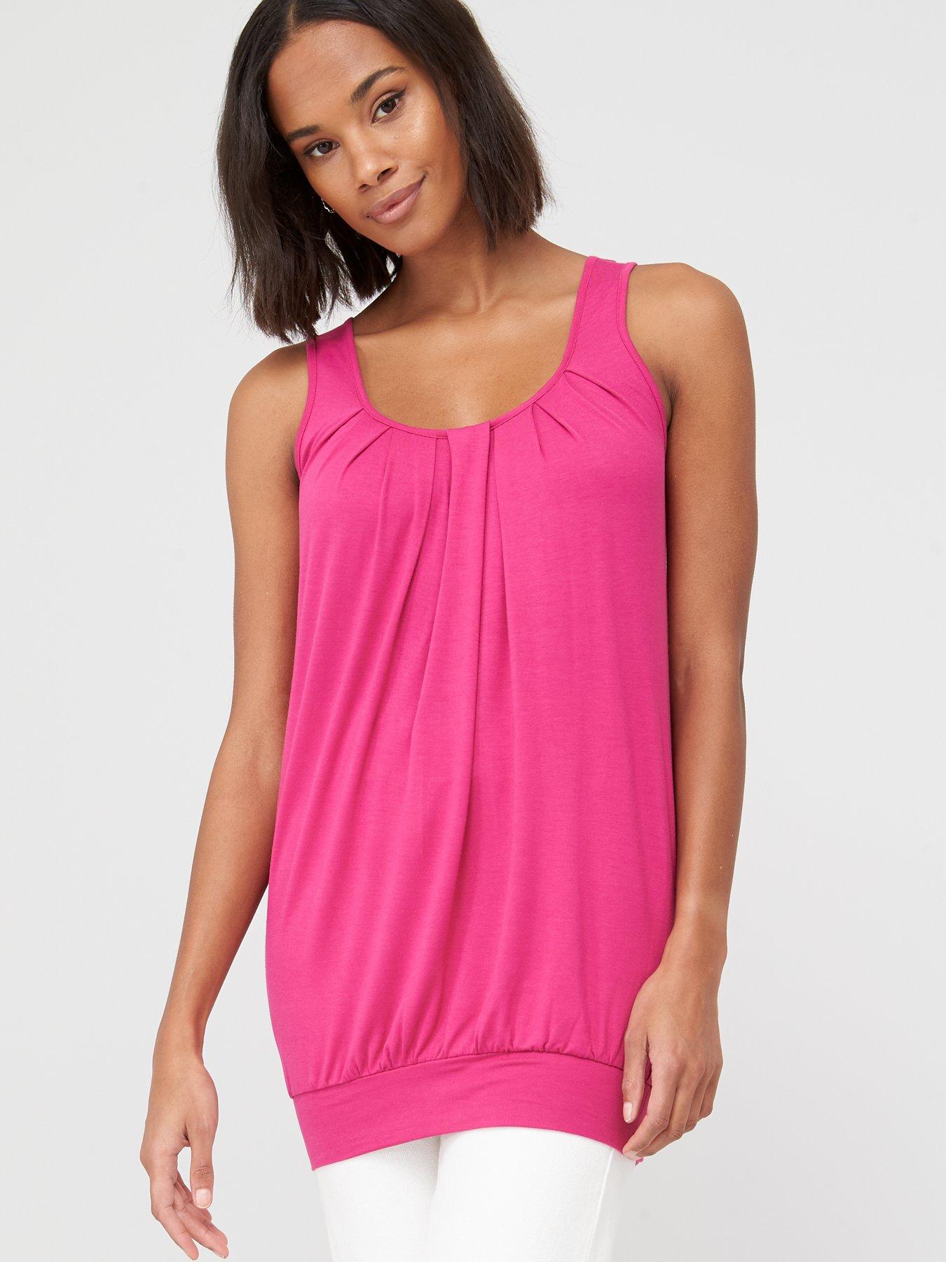 bubble hem vest tops uk