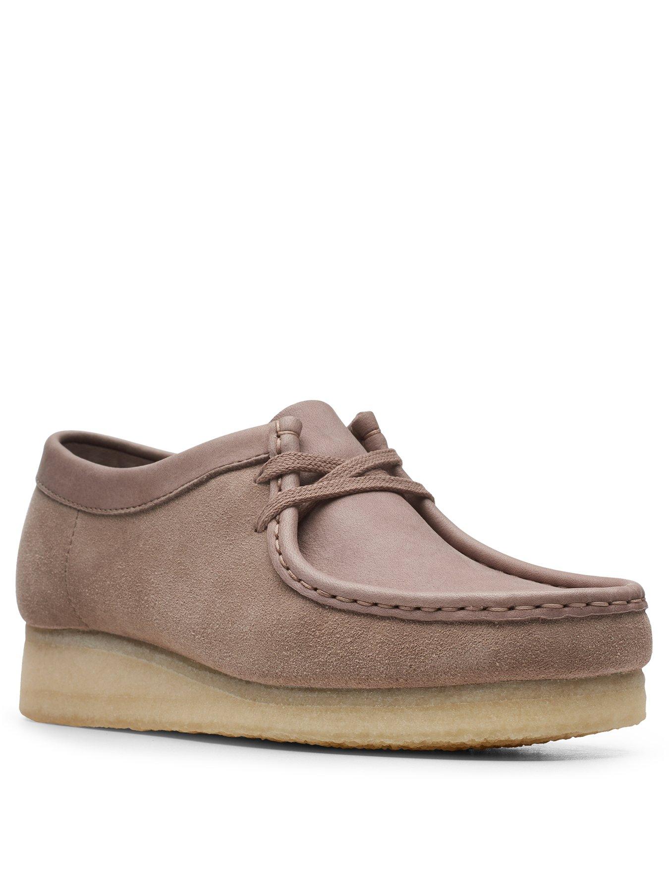 leather wallabee clarks