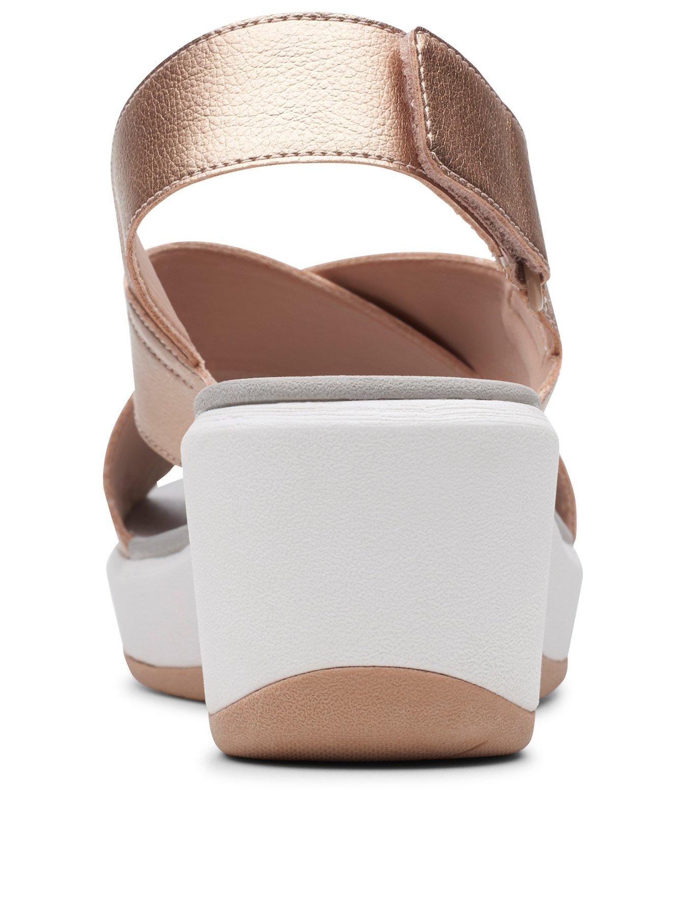 clarks step cali cove rose gold