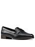  image of clarks-hamble-leather-loafers-black