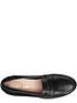  image of clarks-hamble-leather-loafers-black