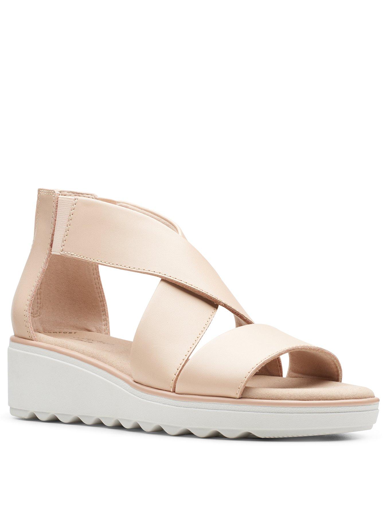 clarks jillian wedge sandal