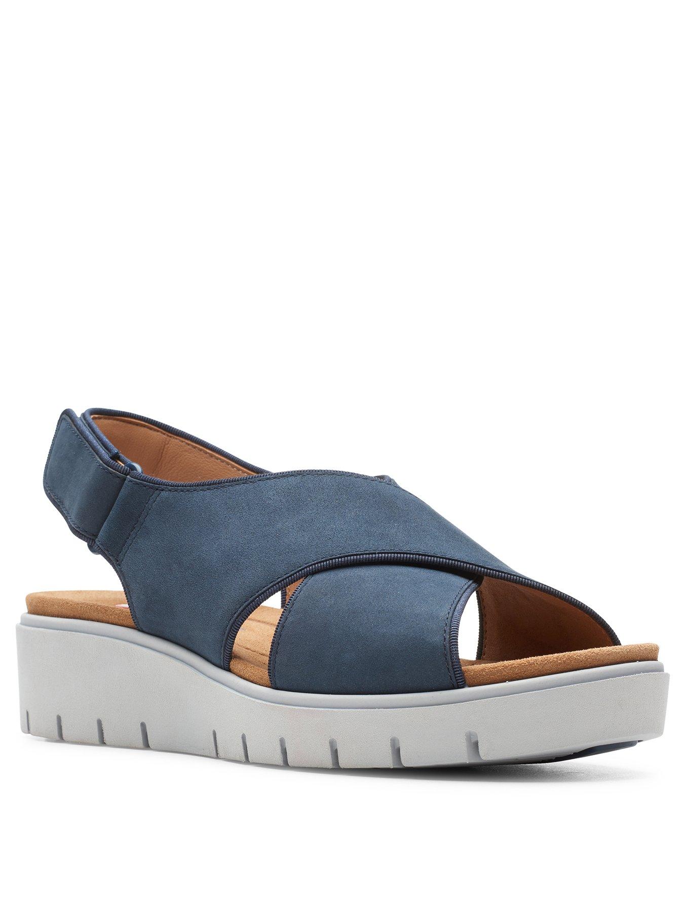 clarks wedge shoes sale