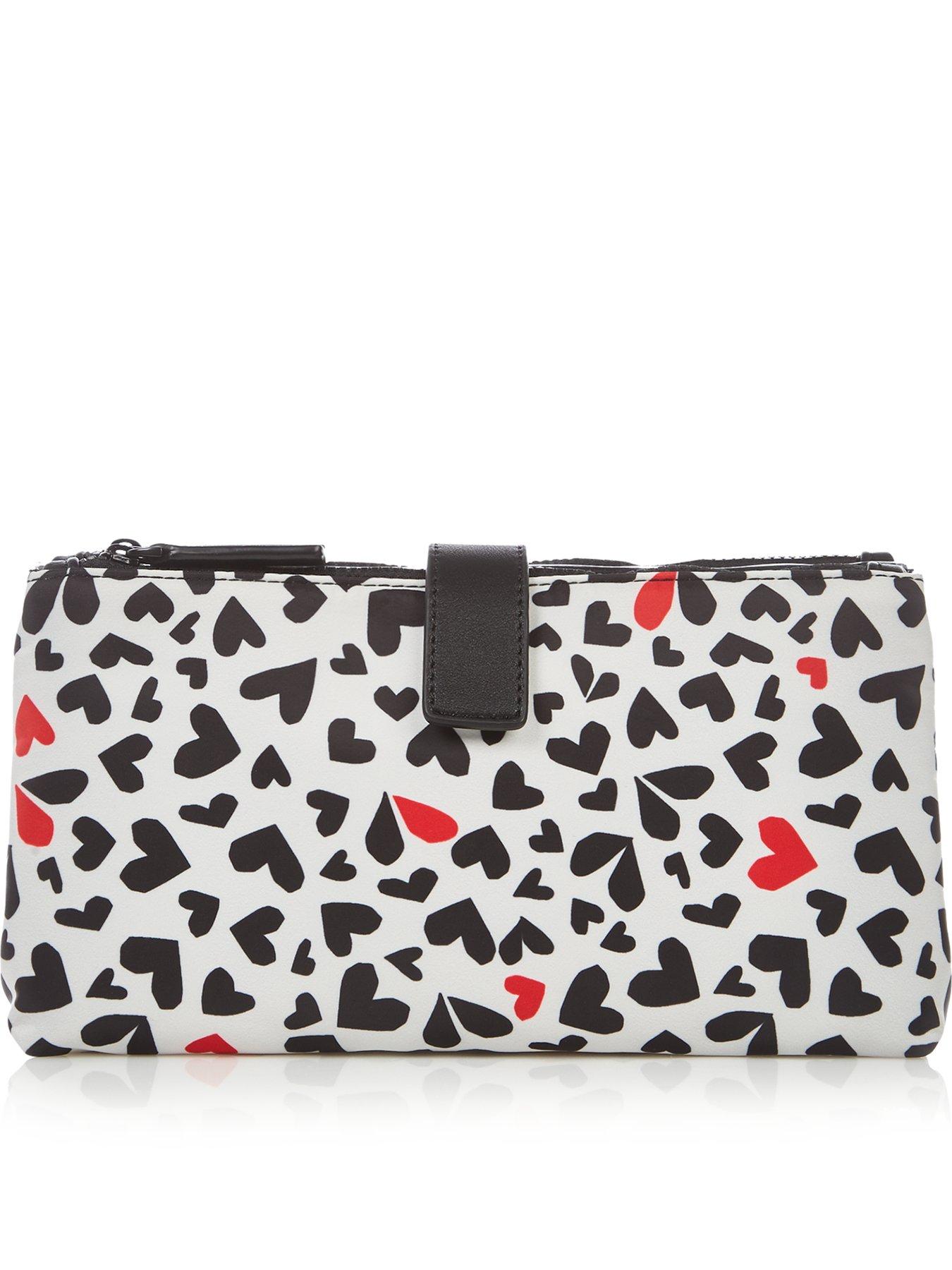 Lulu Guinness Scattered Hearts Nylon Double Pocket Cosmetic Bag review