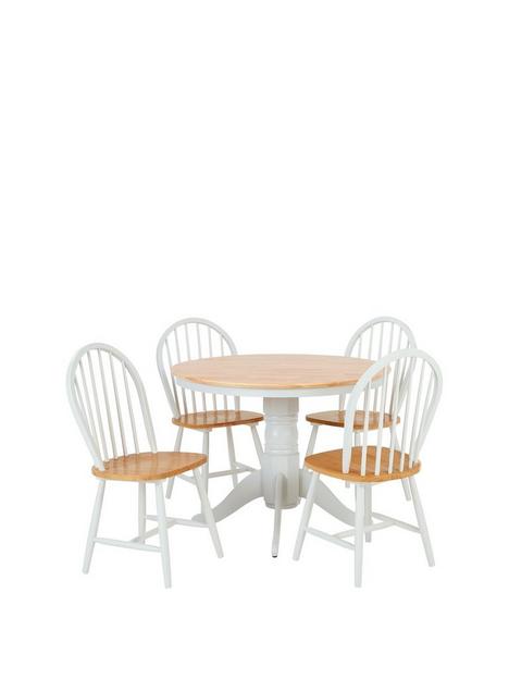 new-kentucky-100-cm-round-dining-table-4-chairs