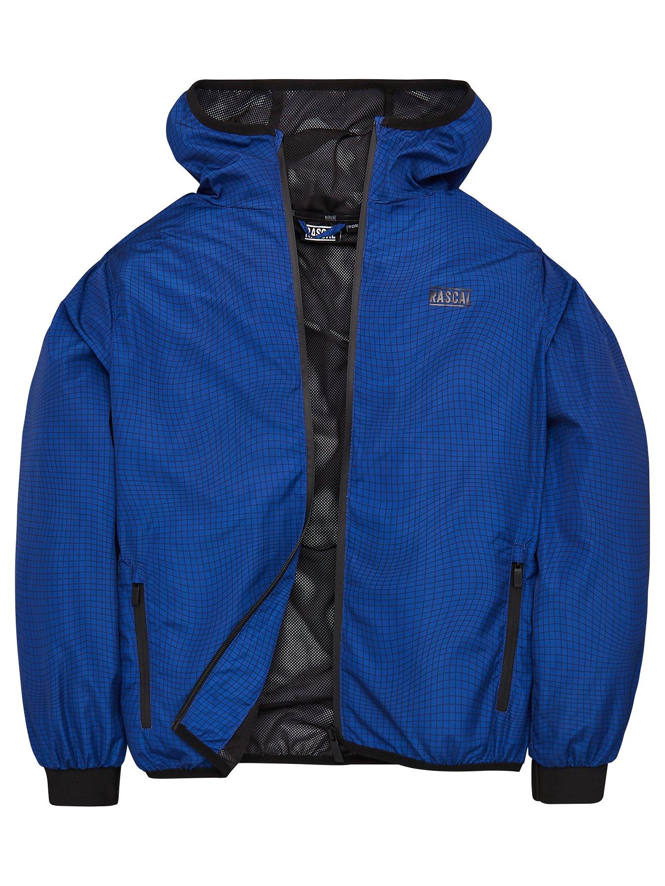 Rascal Childrens Distorted Aop Grid Windbreaker Jacket review