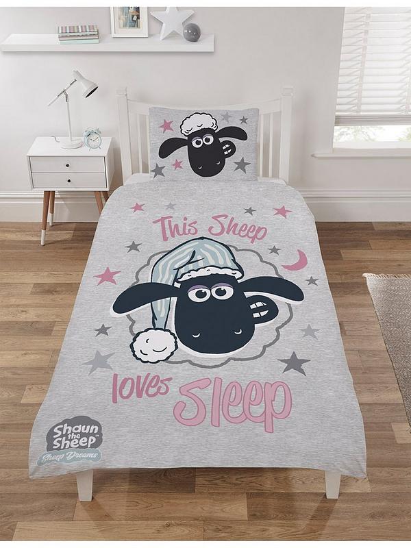 Shaun The Sheep This Sheep Loves Sleep Single Duvet Cover Set