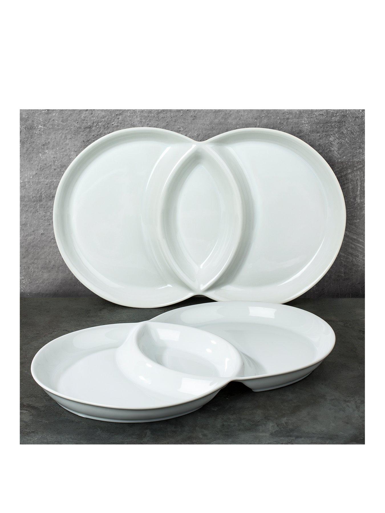 Sectioned 2025 serving dishes