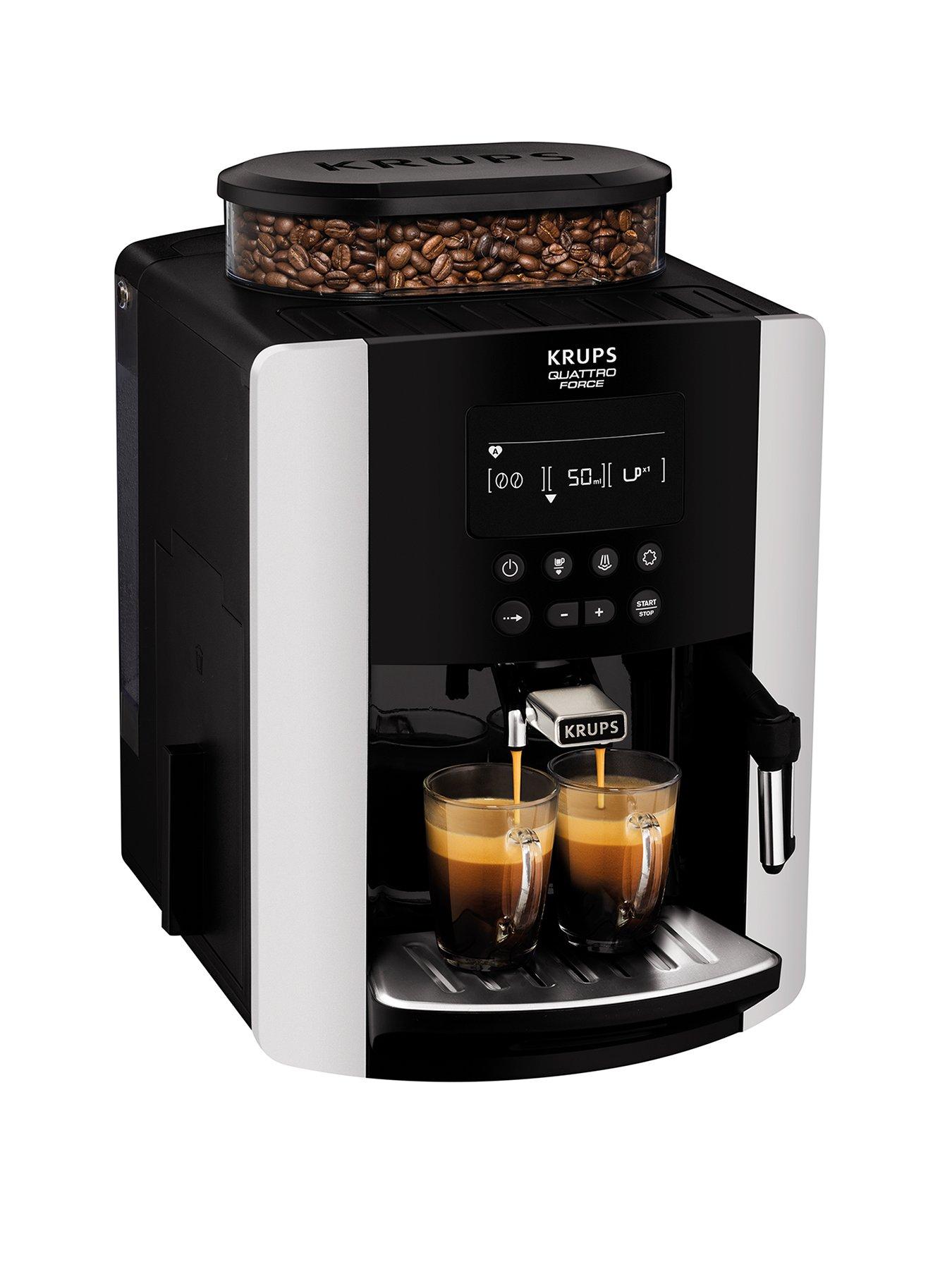 Krups Arabica Digital EA817840 Espresso Bean to Cup Coffee Machine Silver very.co.uk